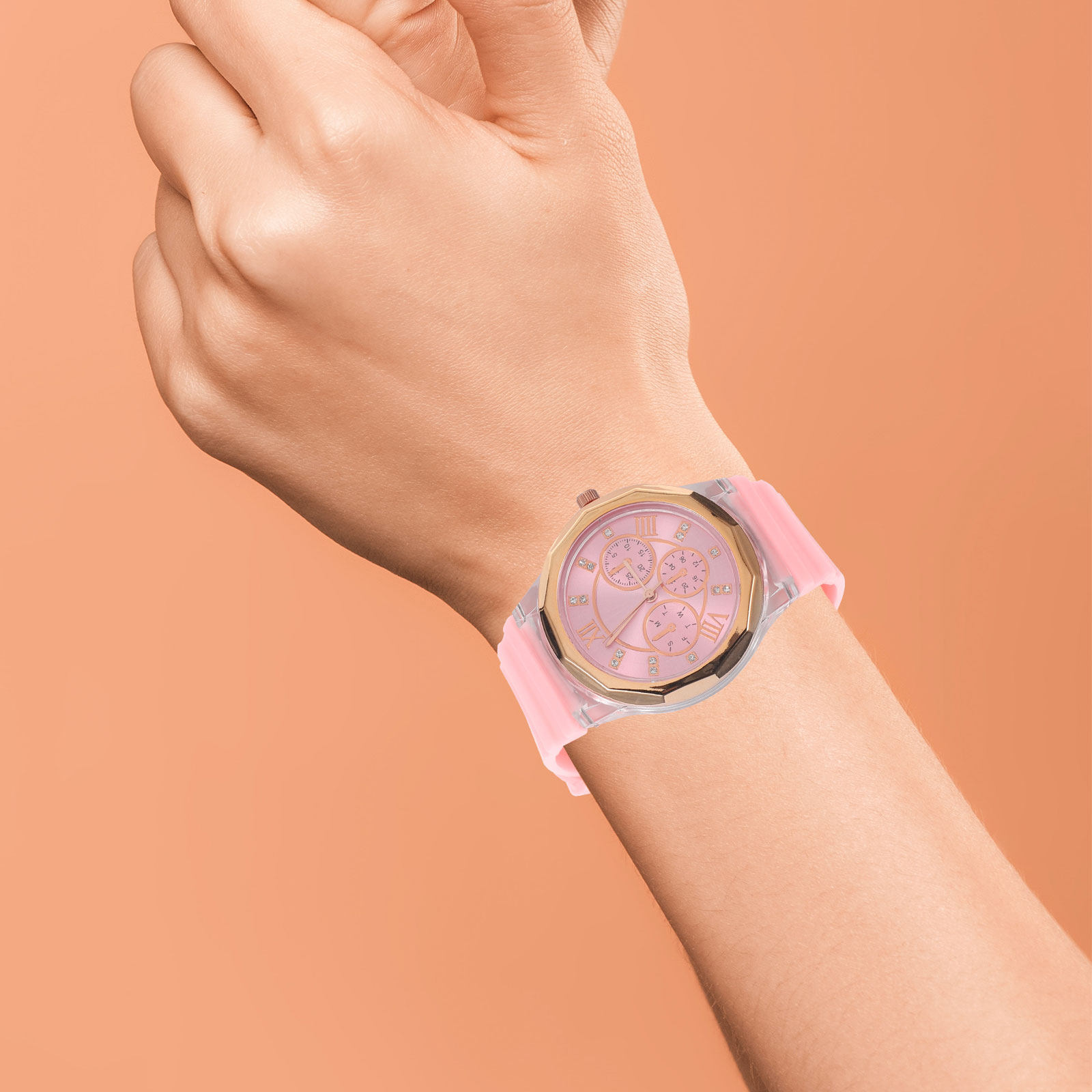Luxury Watch Gift For Her - Damen-Quarzuhr mit Schmetterlingsmotiv, hochwertiges Silikonarmband, elegantes,