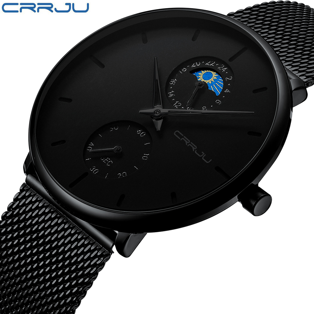 Luxury Watch Magazine - CRRJU Top-Marke Luxus-Herrenarmbanduhr, wasserdicht, leuchtend, mit