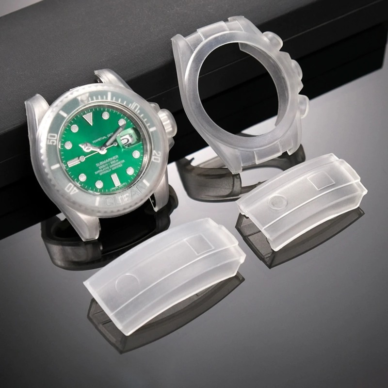 Luxury Watch Investment - Uhrenschutzhülle, transparent, kratzfest, wasserdicht, Silikon-Schutzfolie für