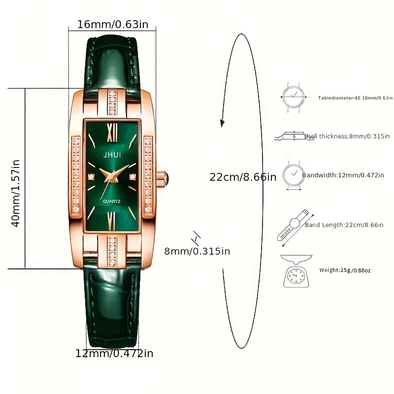 Luxuriöse Quarzuhr mit Strasss – Luxury Watch Gift For Her Bewertung und Preis