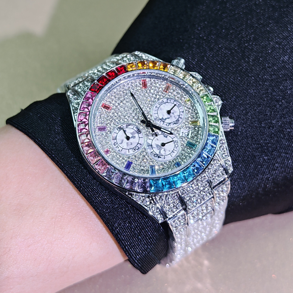 Hochwertige Luxus-Eisfarbene D – Luxury Watch Iceberg Bewertung und Preis