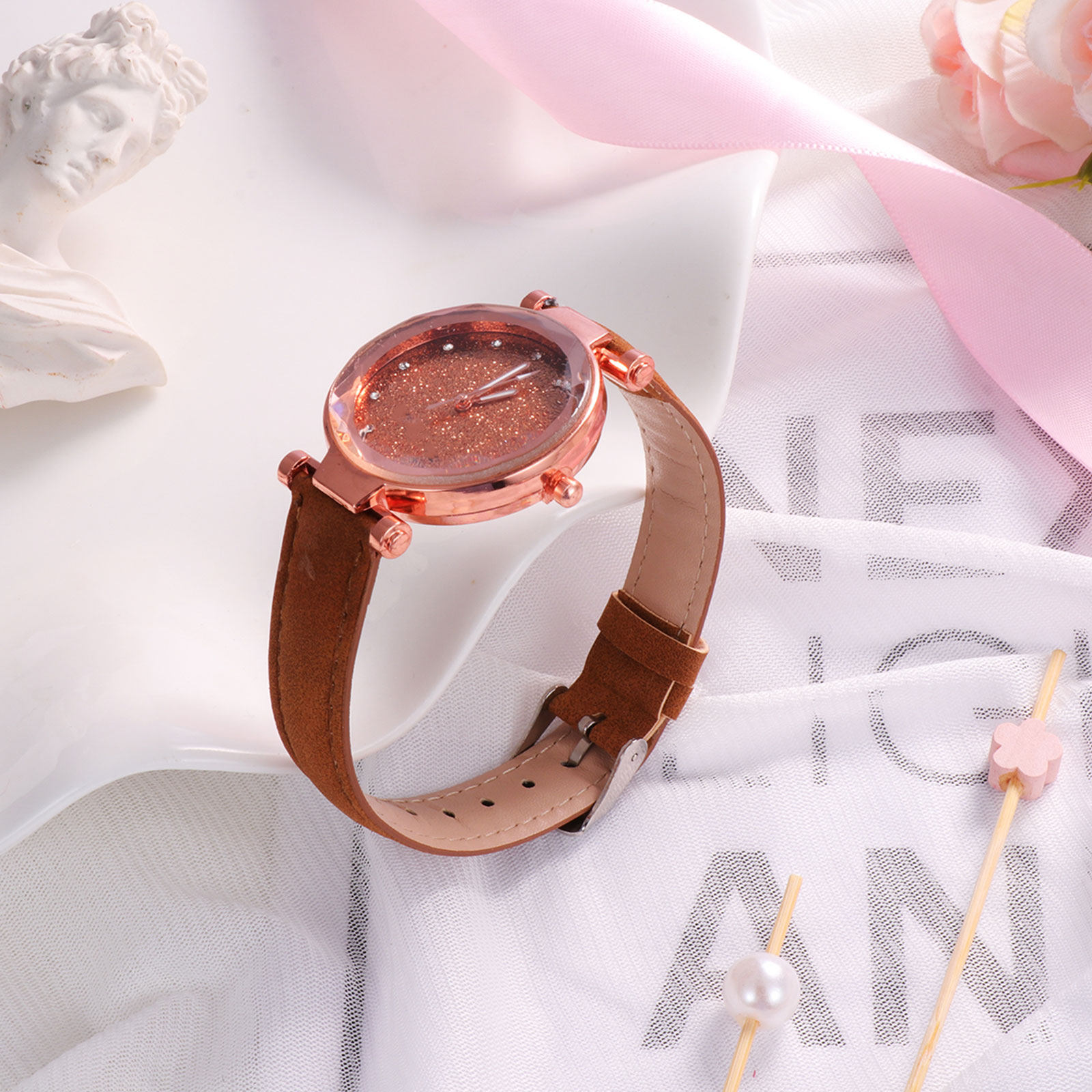 2 Stück Damen-Quarzuhr, glitze – Luxury Watch Gift For Her Bewertung und Preis