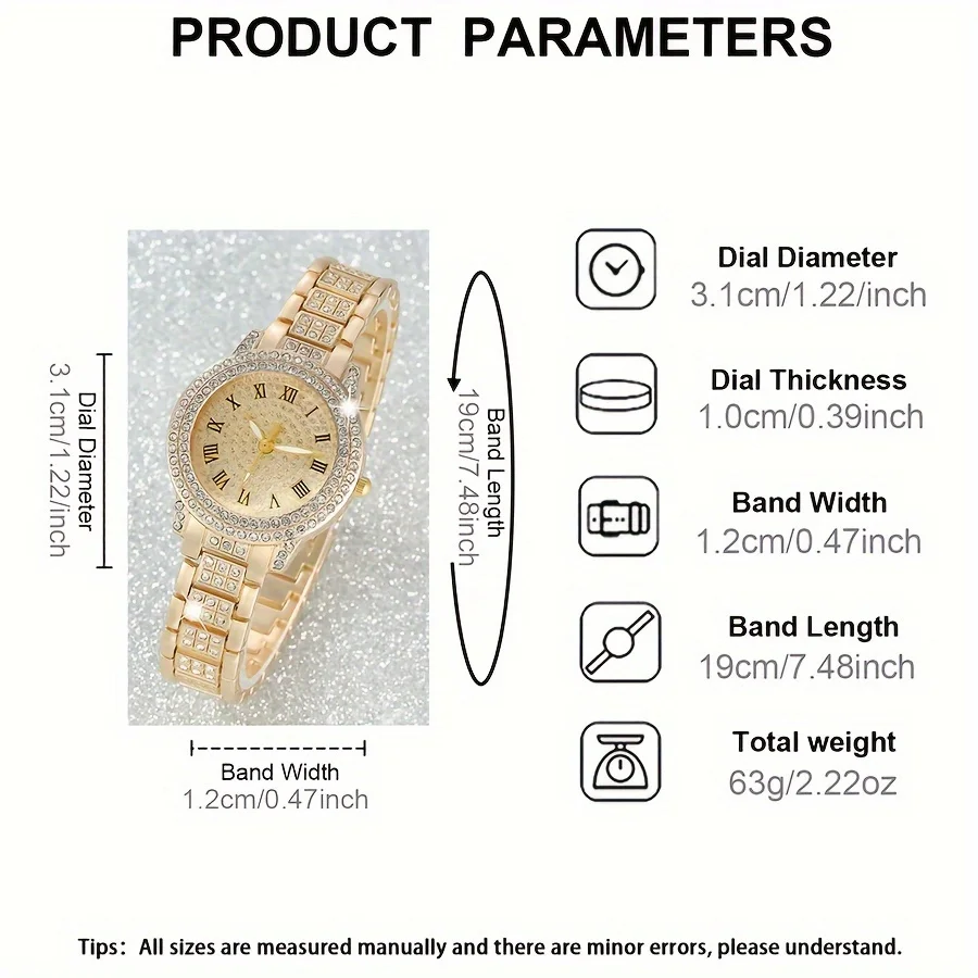 6 teile/satz frauen Luxus Stra – Luxury Watch Gift For Her Bewertung und Preis