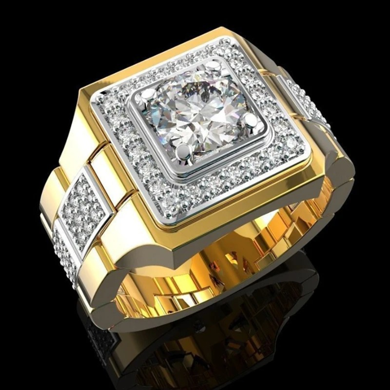 Luxuriöse Herren-Ringe mit wei – Luxury Watch Iceberg Bewertung und Preis